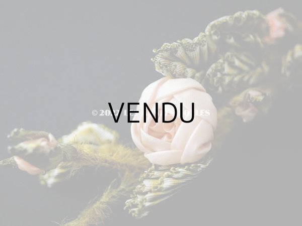 画像5: 【セール対象外】未使用 1910年代 アンティーク 大きな薔薇のロココモチーフのガーランド 　オートクチュールのドレスの装飾 115cm (5)