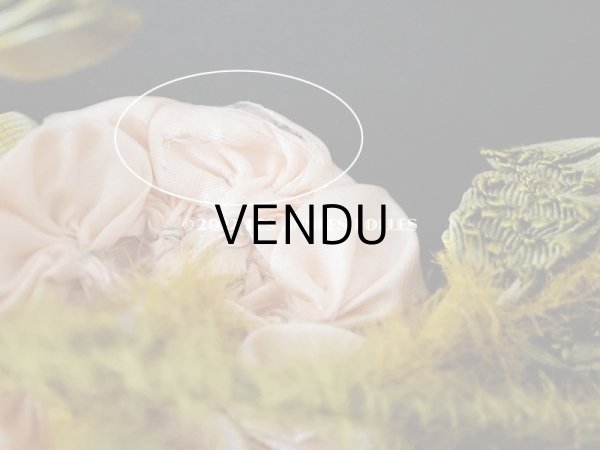 画像20: 【セール対象外】未使用 1910年代 アンティーク 大きな薔薇のロココモチーフのガーランド 　オートクチュールのドレスの装飾 115cm (20)