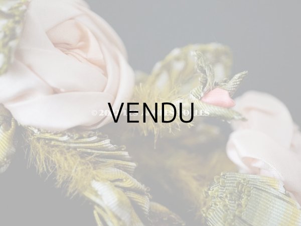 画像16: 【セール対象外】未使用 1910年代 アンティーク 大きな薔薇のロココモチーフのガーランド 　オートクチュールのドレスの装飾 115cm (16)