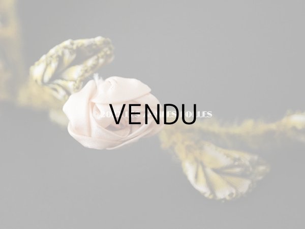 画像14: 【セール対象外】未使用 1910年代 アンティーク 大きな薔薇のロココモチーフのガーランド 　オートクチュールのドレスの装飾 115cm (14)