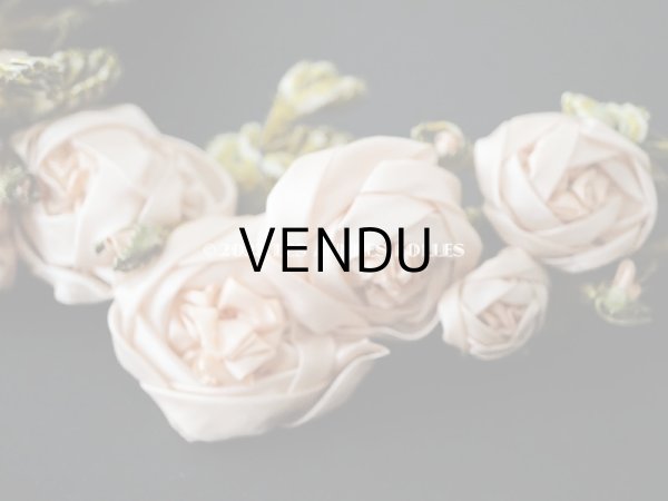 画像10: 【セール対象外】未使用 1910年代 アンティーク 大きな薔薇のロココモチーフのガーランド 　オートクチュールのドレスの装飾 115cm (10)