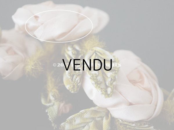 画像17: 【セール対象外】未使用 1910年代 アンティーク 大きな薔薇のロココモチーフのガーランド 　オートクチュールのドレスの装飾 115cm (17)