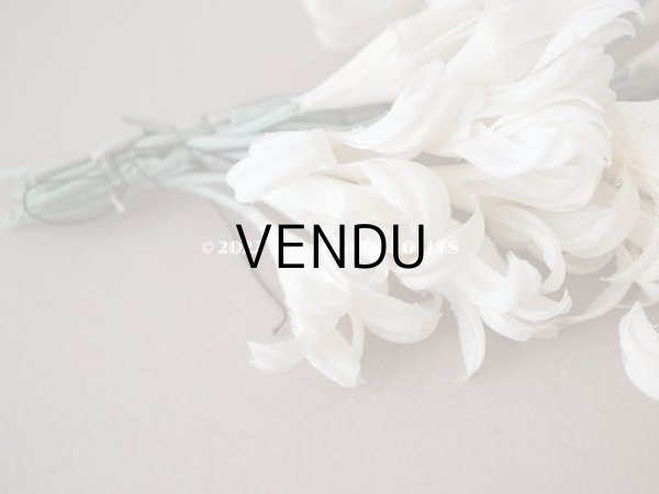 画像4: アンティーク オフホワイトの布花のティアラ　ブーケ (4)