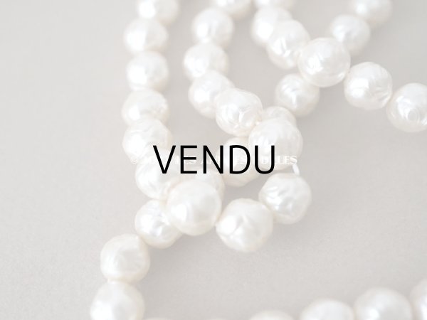 画像6: アンティーク ルスレ社 バロックパールのビーズ 34ピースのセット 　8mm - MAISON ROUSSELET - (6)