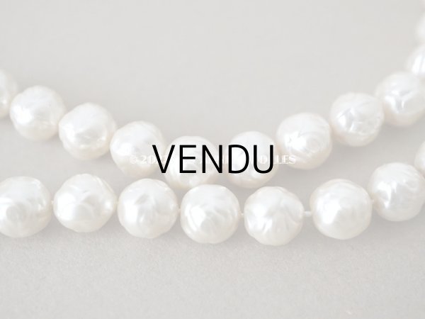 画像4: アンティーク ルスレ社 バロックパールのビーズ 34ピースのセット 　8mm - MAISON ROUSSELET - (4)