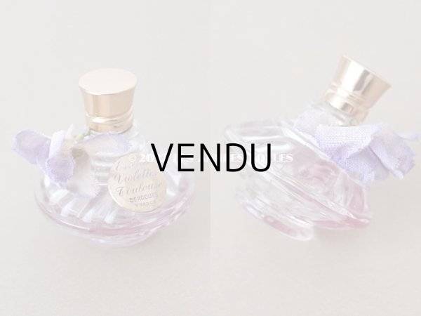 画像2: アンティーク 菫の小さなパフュームボックス＆ボトル  ESSENCE VIOLETTES DE TOULOUSE - BERDOUES FRANCE - (2)