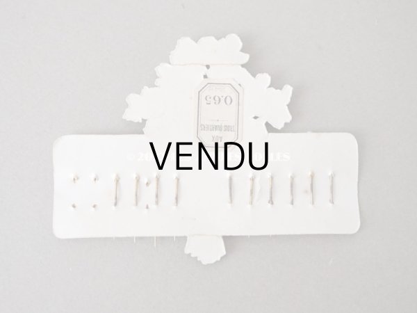 画像6: 1900年代 アンティーク 菫のエパングルシート LILLIPUTIENNES (6)