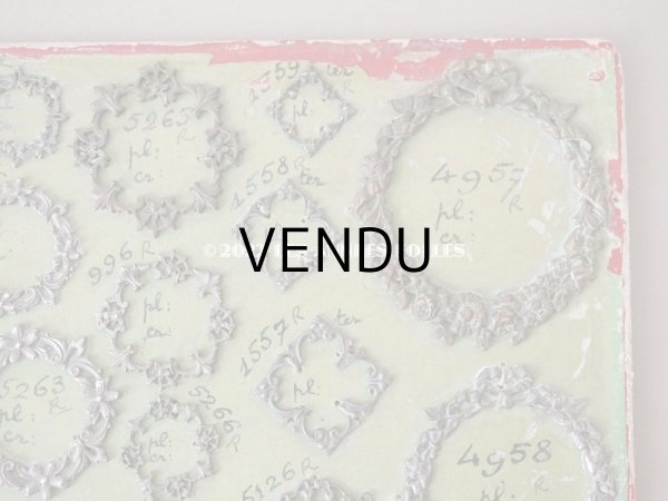 画像6: 1900年代 アンティーク  サンプラー フォトフレームブローチのフレーム　 (6)