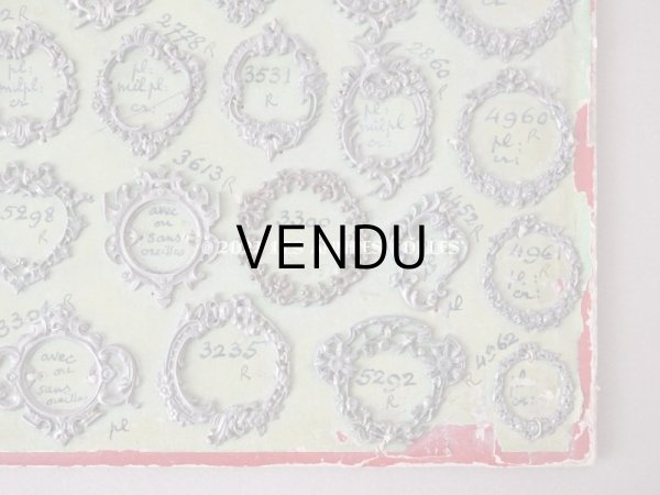 画像13: 1900年代 アンティーク  サンプラー フォトフレームブローチのフレーム　 (13)