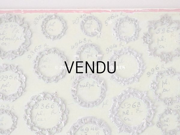 画像5: 1900年代 アンティーク  サンプラー フォトフレームブローチのフレーム　 (5)