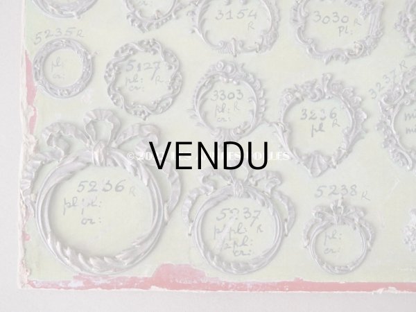 画像11: 1900年代 アンティーク  サンプラー フォトフレームブローチのフレーム　 (11)