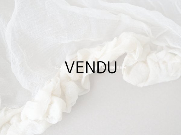 画像4: 1900年頃 アンティーク シルクオーガンジーのリボン  シルクシフォン 3.65m 幅14~19cm　 (4)