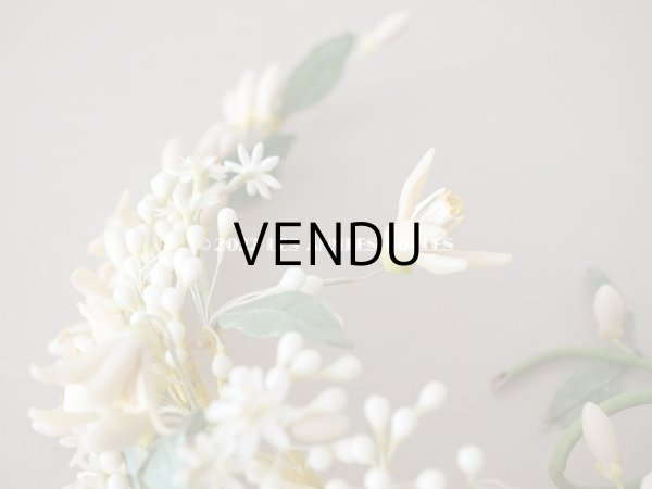 画像10: アンティーク ワックスフラワーのティアラ  結婚式 オレンジブロッサム (10)