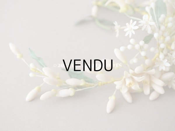 画像5: アンティーク ワックスフラワーのティアラ  結婚式 オレンジブロッサム (5)