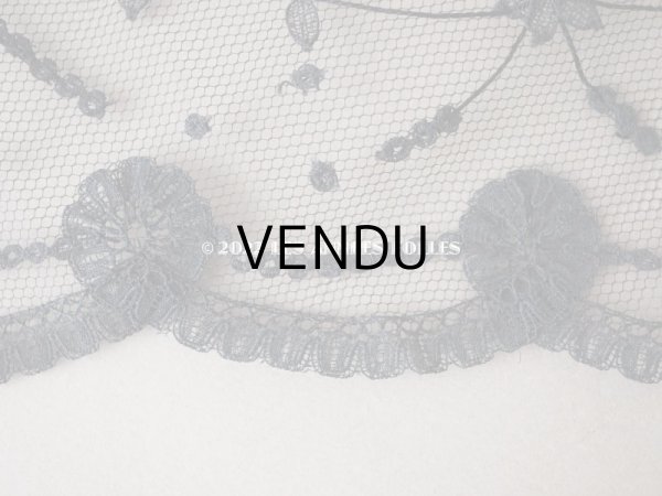 画像7: 新品同様 アンティーク プリンセスレースのショール 　143×59cm (7)