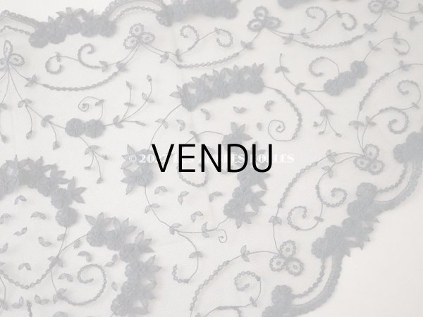 画像15: 新品同様 アンティーク プリンセスレースのショール  144×57cm (15)