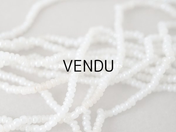 画像5: 1900年代 アンティーク  キャビアビーズ ガラスビーズ パール加工 オフホワイト 20g (5)