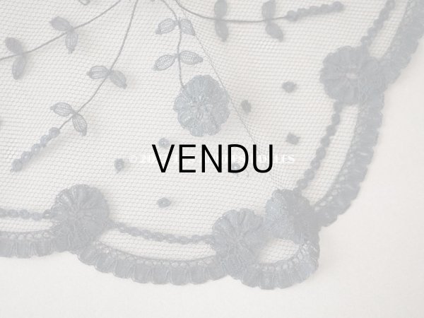 画像3: 新品同様 アンティーク プリンセスレースのショール 　143×59cm (3)