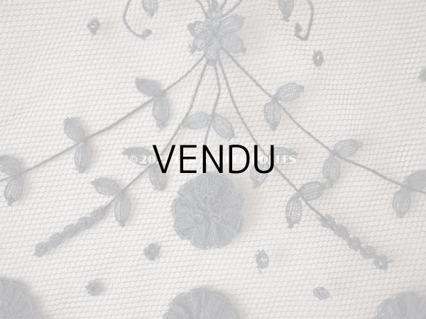 画像6: 新品同様 アンティーク プリンセスレースのショール 　143×59cm (6)