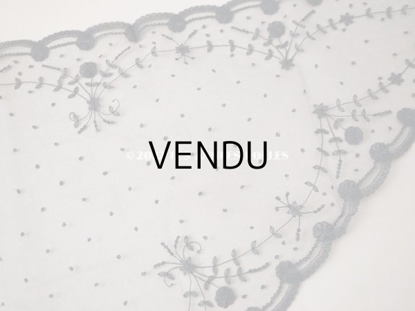 画像11: 新品同様 アンティーク プリンセスレースのショール 　143×59cm (11)