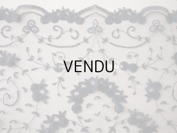 画像13: 新品同様 アンティーク プリンセスレースのショール  144×57cm (13)