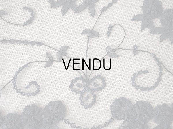 画像6: 新品同様 アンティーク プリンセスレースのショール  144×57cm (6)