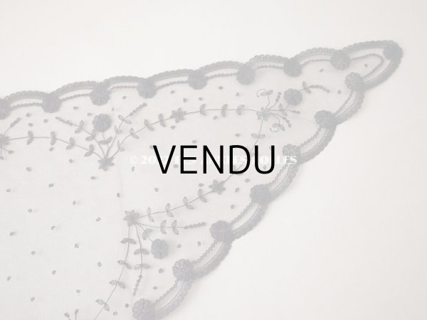 画像12: 新品同様 アンティーク プリンセスレースのショール 　143×59cm (12)