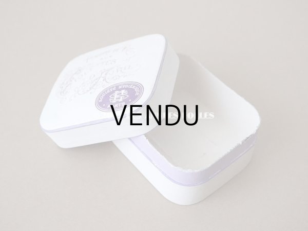 画像3: アンティーク パウダーボックス POUDRE DE RIZ AUX VIOLETTES D'AVRIL - SOCIETE HYGIENIQUE PARIS - (3)