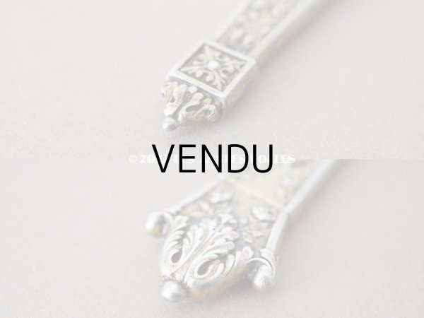 画像4: 19世紀末 アンティーク ヴェルメイユ製 薔薇模様 ニードルケース (4)