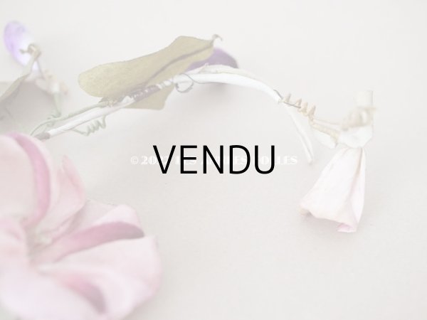 画像11: アンティーク 朝顔の布花　ブーケ (11)