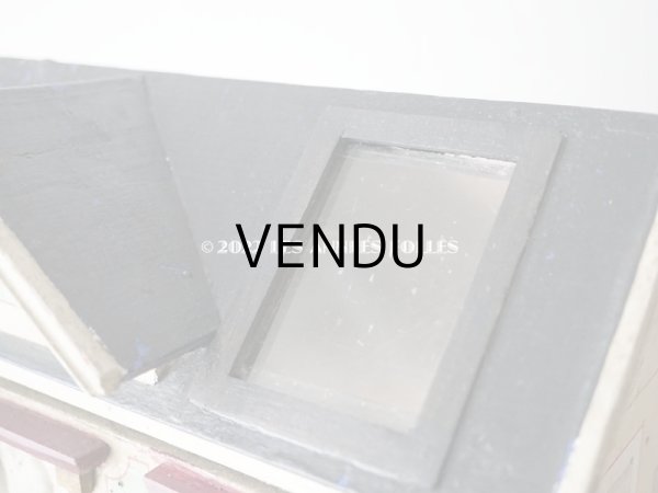 画像9: アンティーク ドールハウス 47.5×27×20.5cm (9)