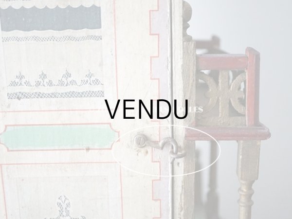 画像10: アンティーク ドールハウス 47.5×27×20.5cm (10)