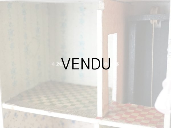 画像15: アンティーク ドールハウス 47.5×27×20.5cm (15)