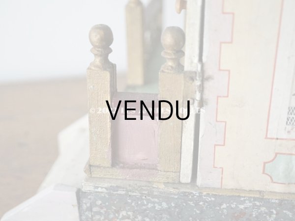 画像5: アンティーク ドールハウス 47.5×27×20.5cm (5)