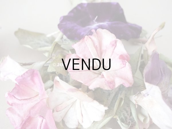 画像6: アンティーク 朝顔の布花　ブーケ (6)