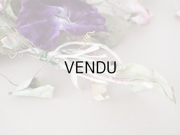 画像12: アンティーク 朝顔の布花　ブーケ (12)