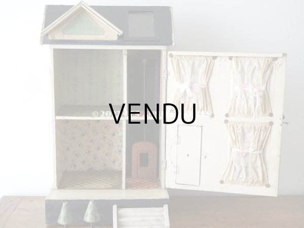 画像12: アンティーク ドールハウス 47.5×27×20.5cm (12)
