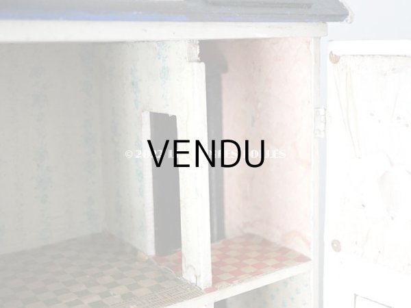 画像16: アンティーク ドールハウス 47.5×27×20.5cm (16)