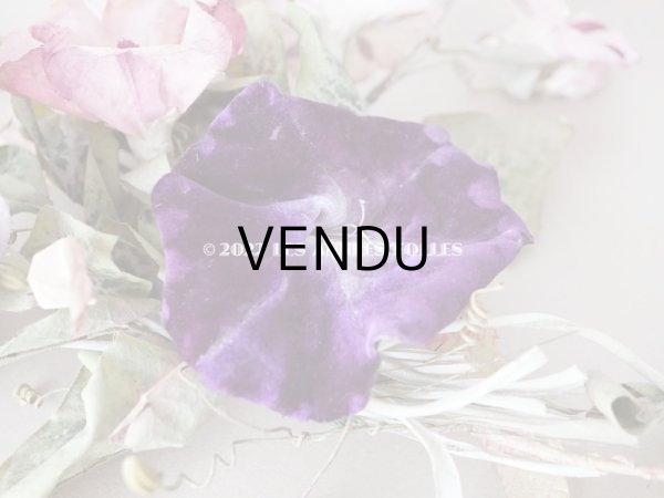 画像3: アンティーク 朝顔の布花　ブーケ (3)