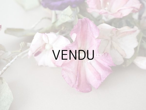 画像8: アンティーク 朝顔の布花　ブーケ (8)