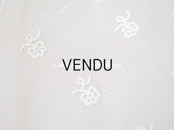 画像7: 19世紀末 アンティーク  手編みのボビンレース 幅広18.8cm アプリカシオン・アングルテール  (7)