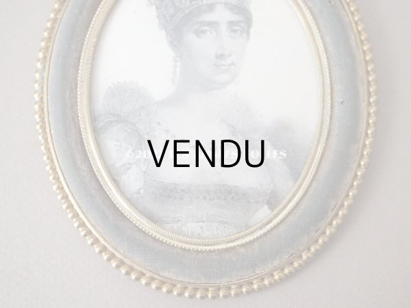 画像4: 【12周年セール対象外】19世紀 アンティーク ベルベットのフォトフレーム   (4)