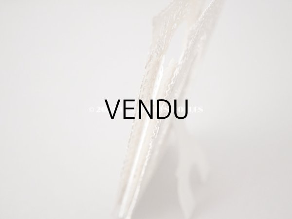 画像7: 【12周年セール対象外】19世紀末 アンティーク  初聖体の立体カニヴェ 教会のフレーム ポップアップ クロモ シルバー (7)