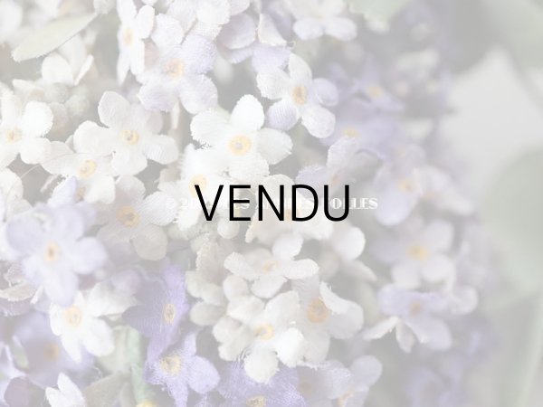 画像5: 【12周年セール対象外】アンティーク  紫の勿忘草の布花  (5)