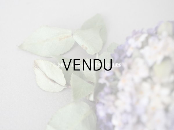 画像4: 【12周年セール対象外】アンティーク  紫の勿忘草の布花  (4)