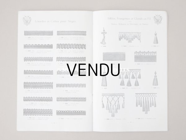 画像8: 【12周年セール対象外】アンティーク パスマントリーのカタログ  - A.LOUVET - (8)
