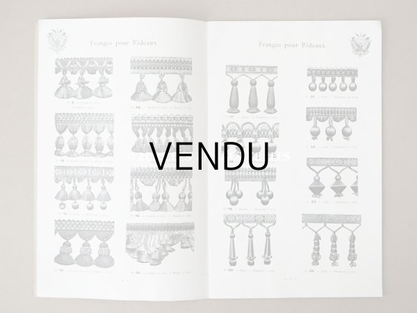 画像5: 【12周年セール対象外】アンティーク パスマントリーのカタログ  - A.LOUVET - (5)