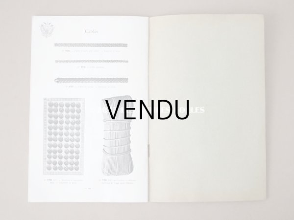 画像11: 【12周年セール対象外】アンティーク パスマントリーのカタログ  - A.LOUVET - (11)