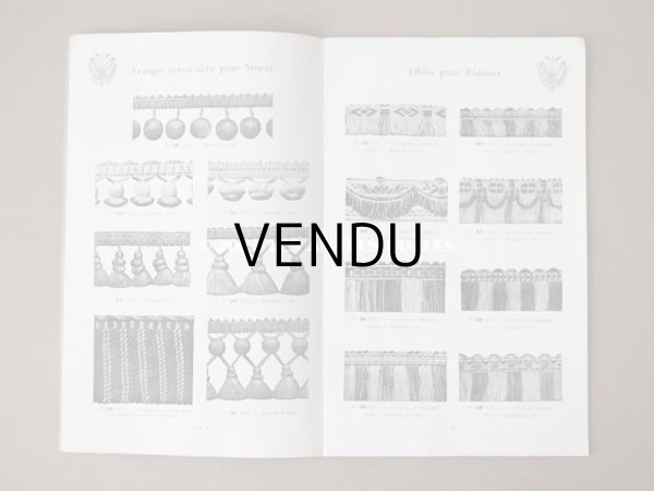 画像6: 【12周年セール対象外】アンティーク パスマントリーのカタログ  - A.LOUVET - (6)