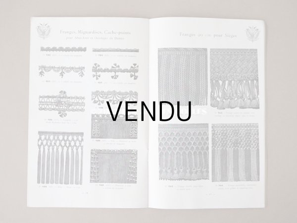 画像9: 【12周年セール対象外】アンティーク パスマントリーのカタログ  - A.LOUVET - (9)